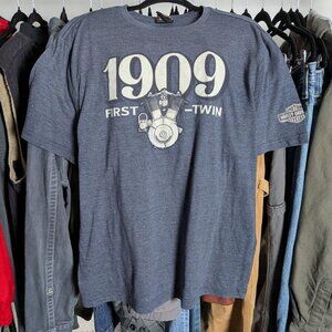 VINTAGE Harley Davidson AOP tee